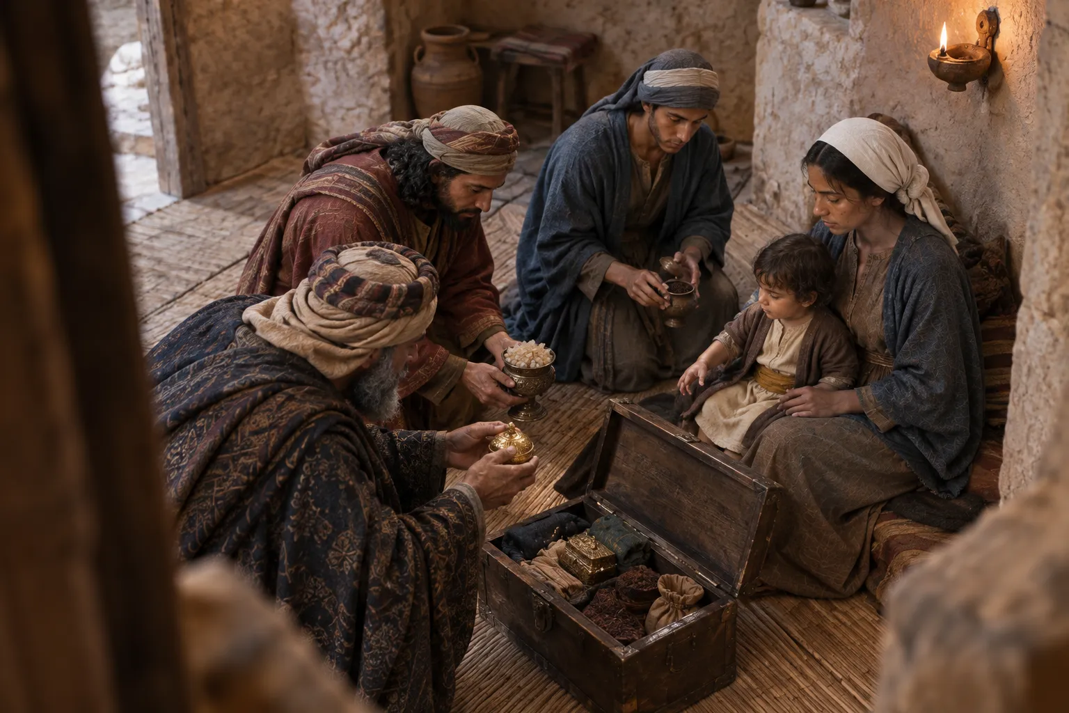 The Magi Worship the Child (Matthew 2:11)