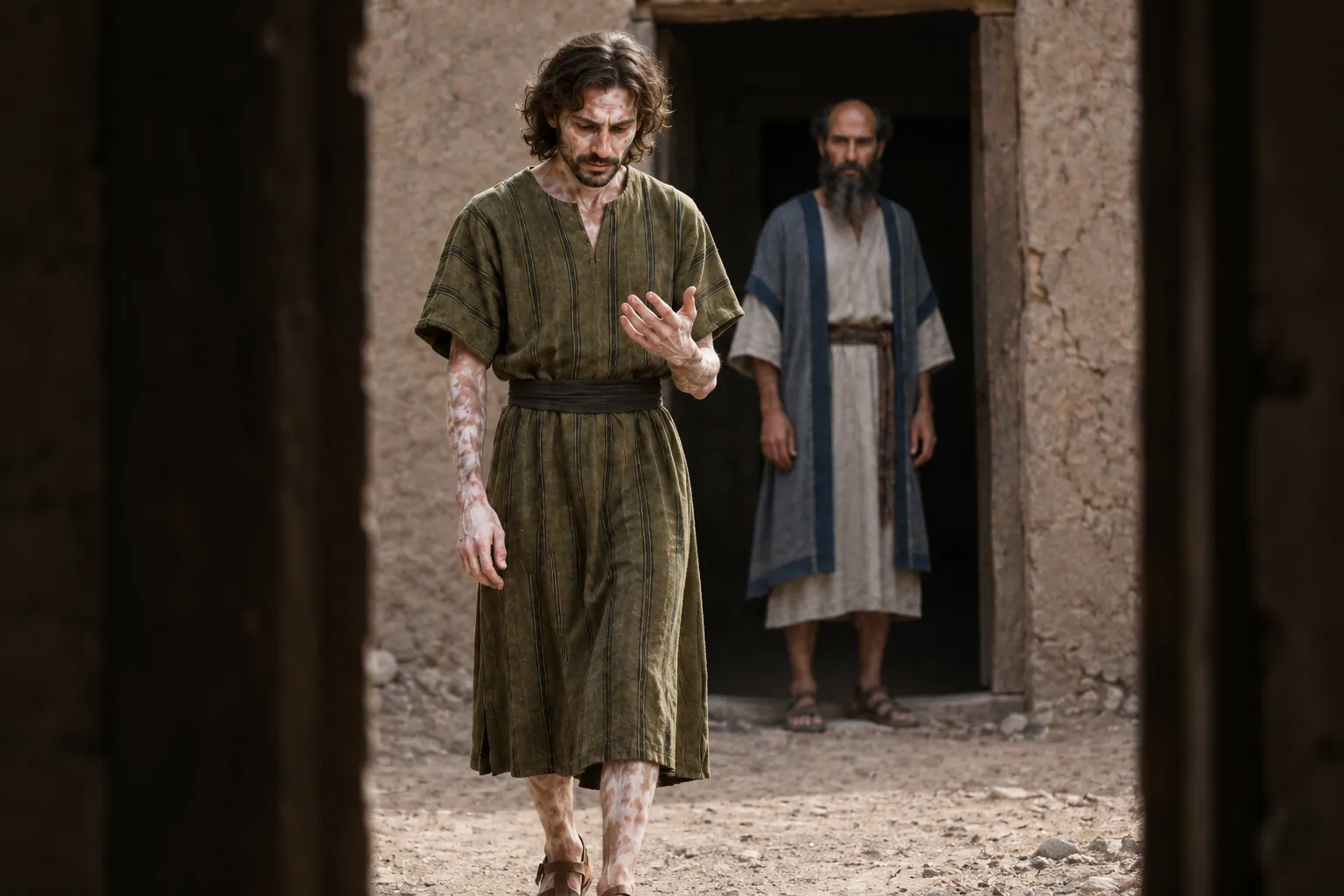 Gehazi Leaves Afflicted (2 Kings 5:25–27)