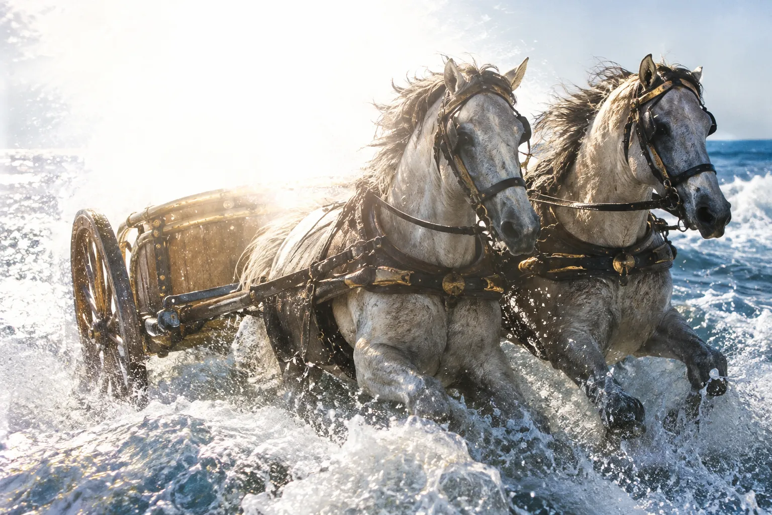 The sea churned beneath the chariot (Habakkuk 3:8–15)