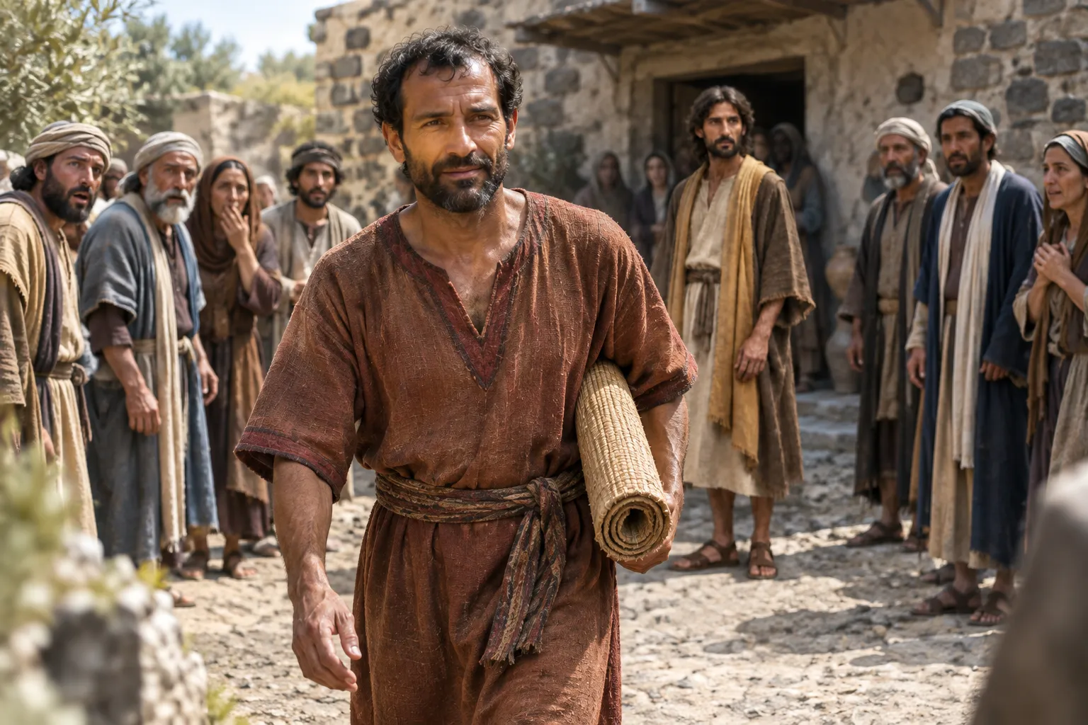 The Healed Man Goes Home (Matthew 9:6–8)