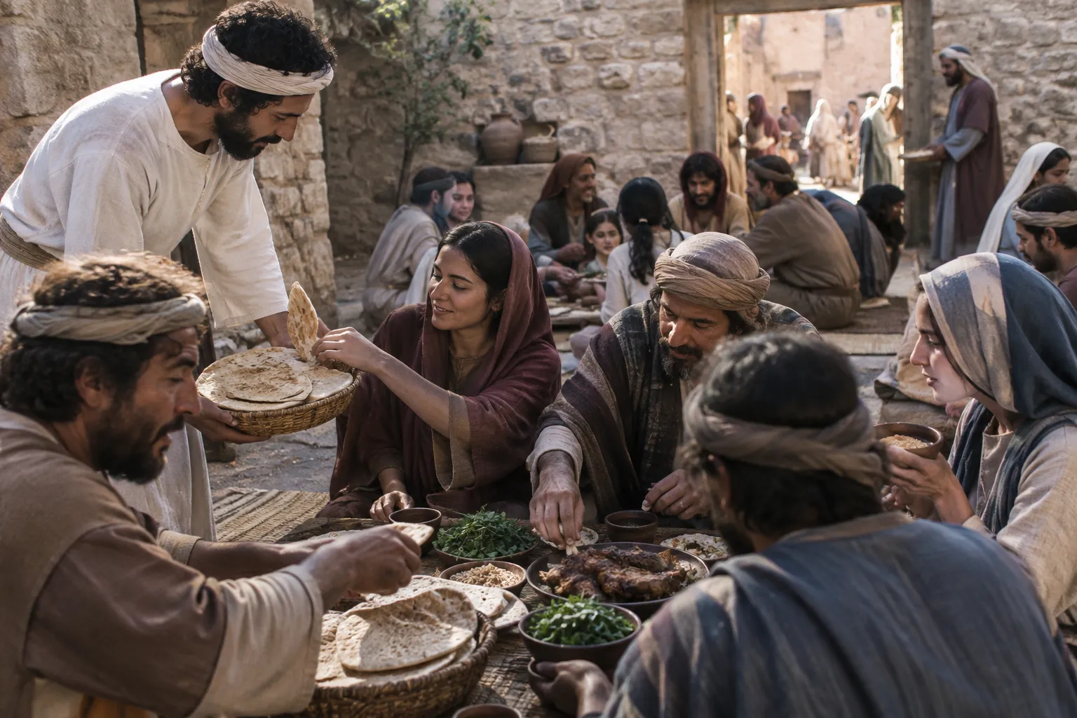 Passover shared with joy (Ezra 6:19–22)