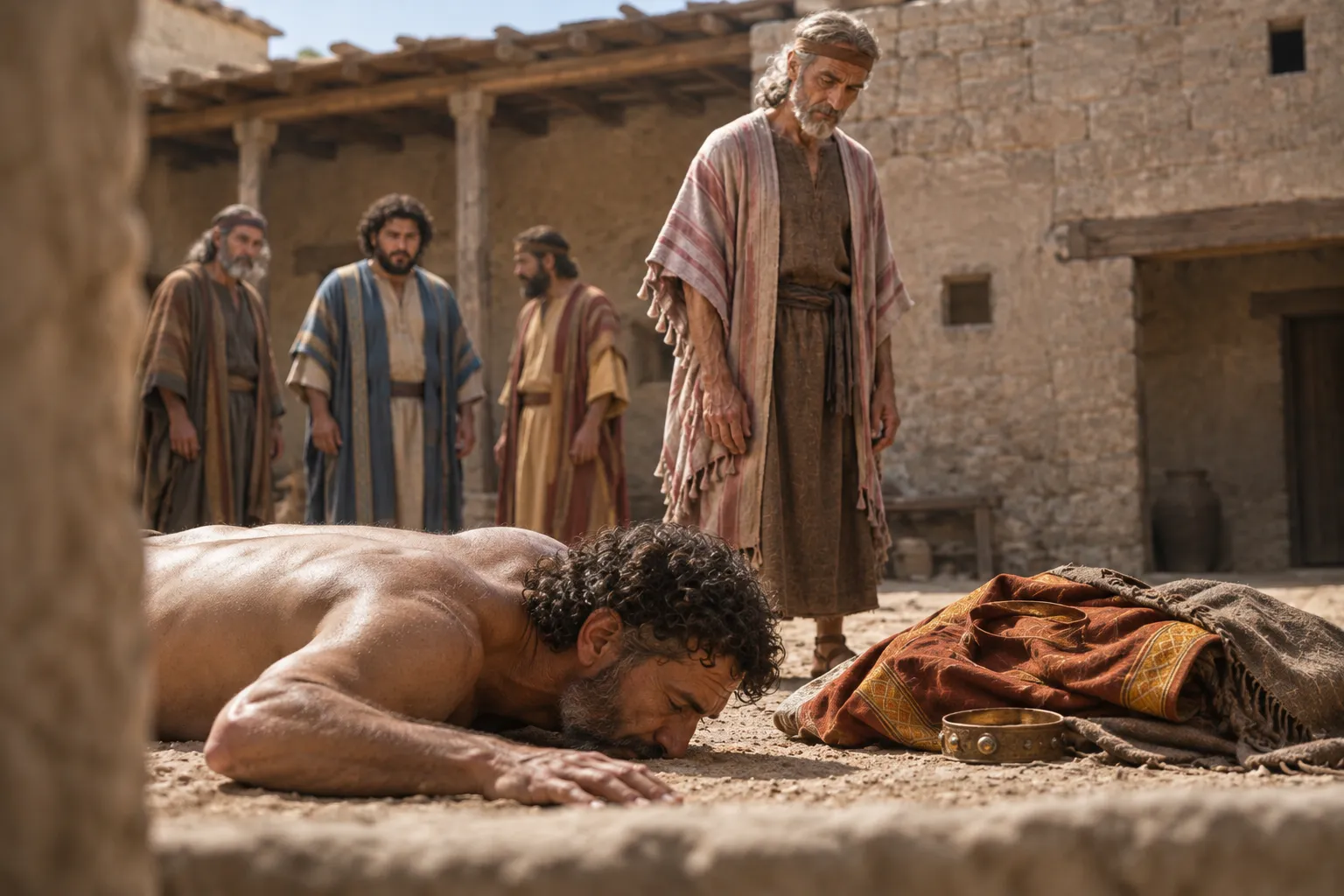 Saul Collapses Before Samuel (1 Samuel 19:23–24)