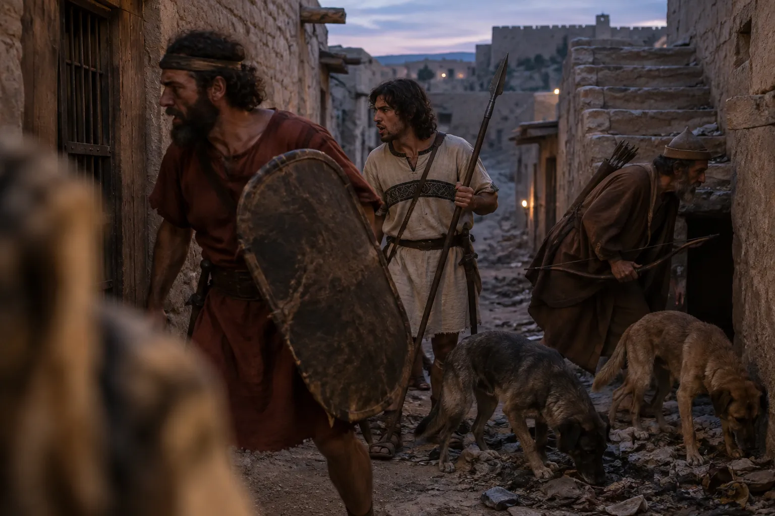 They Prowl at Evening (Psalms 59:6–7)