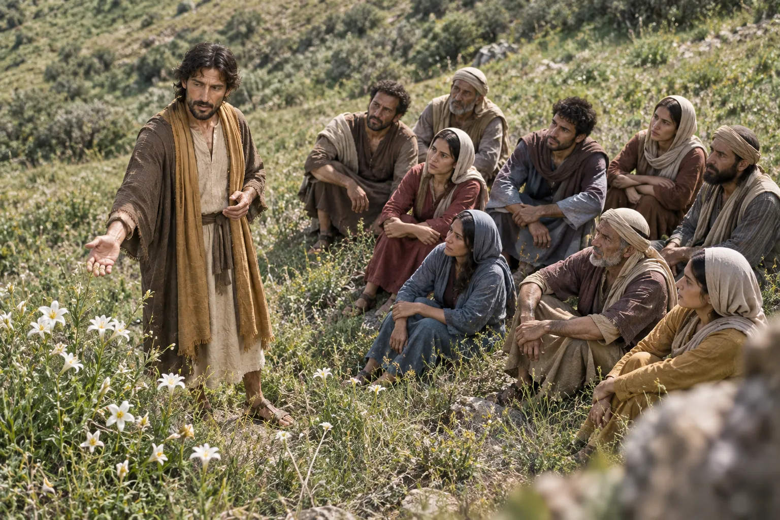 Consider the lilies (Matthew 6:28–30)