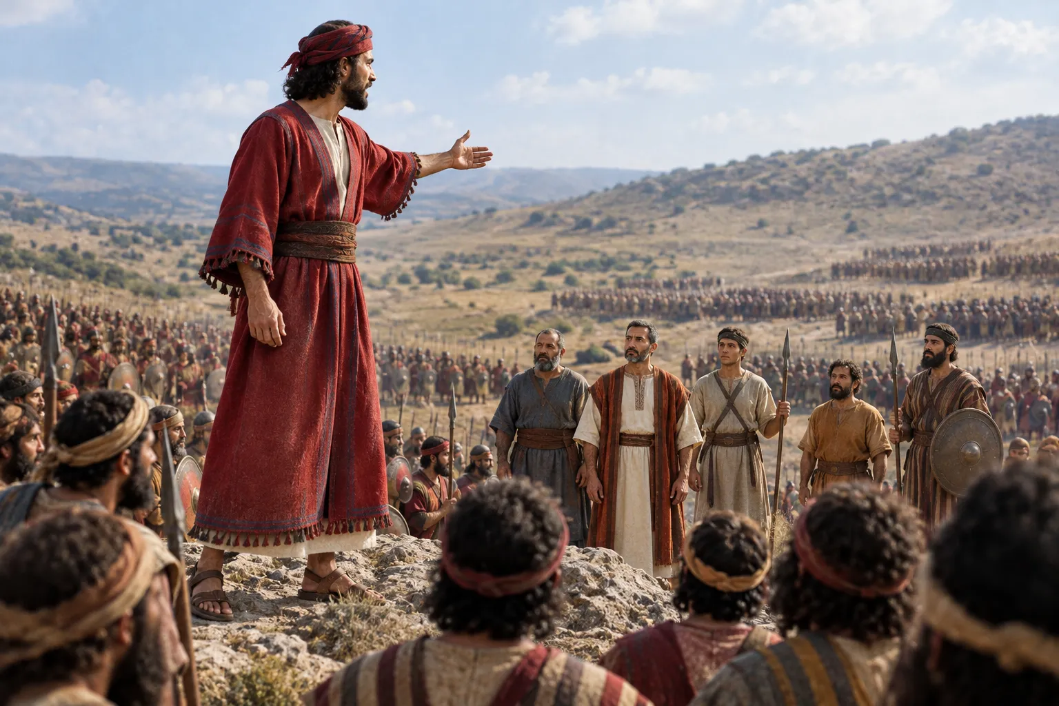 Abijah Calls to Jeroboam and Israel (2 Chronicles 13:3–4)