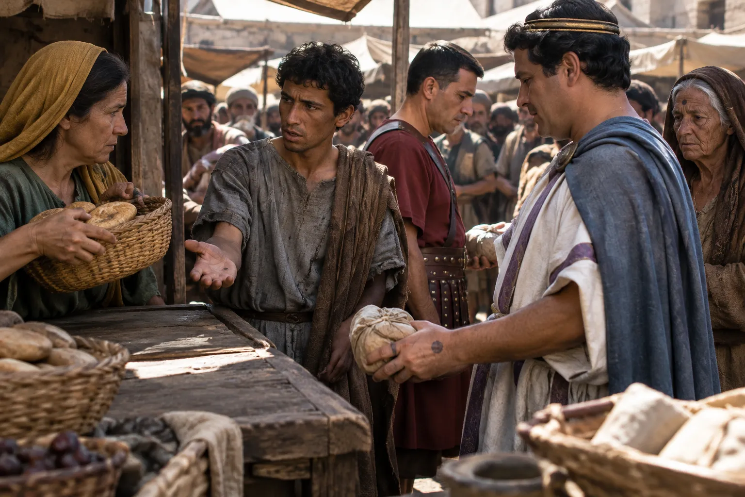 No one may buy or sell without the mark (Revelation 13:16–17)