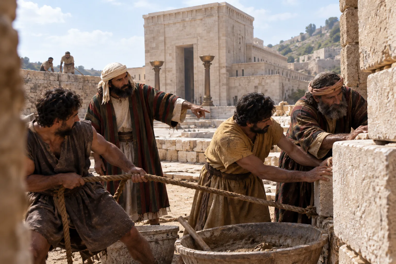 Jotham rebuilds the Upper Gate (2 Chronicles 27:3)