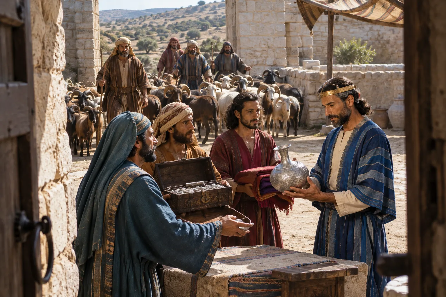 Tribute Brought to Jehoshaphat (2 Chronicles 17:10–11)