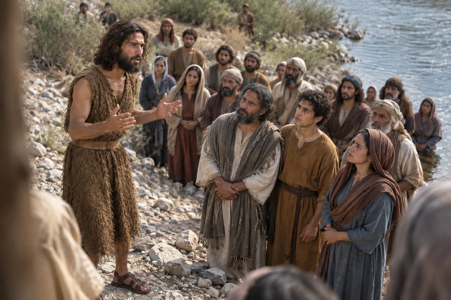 John warns the crowd (Luke 3:7–9)
