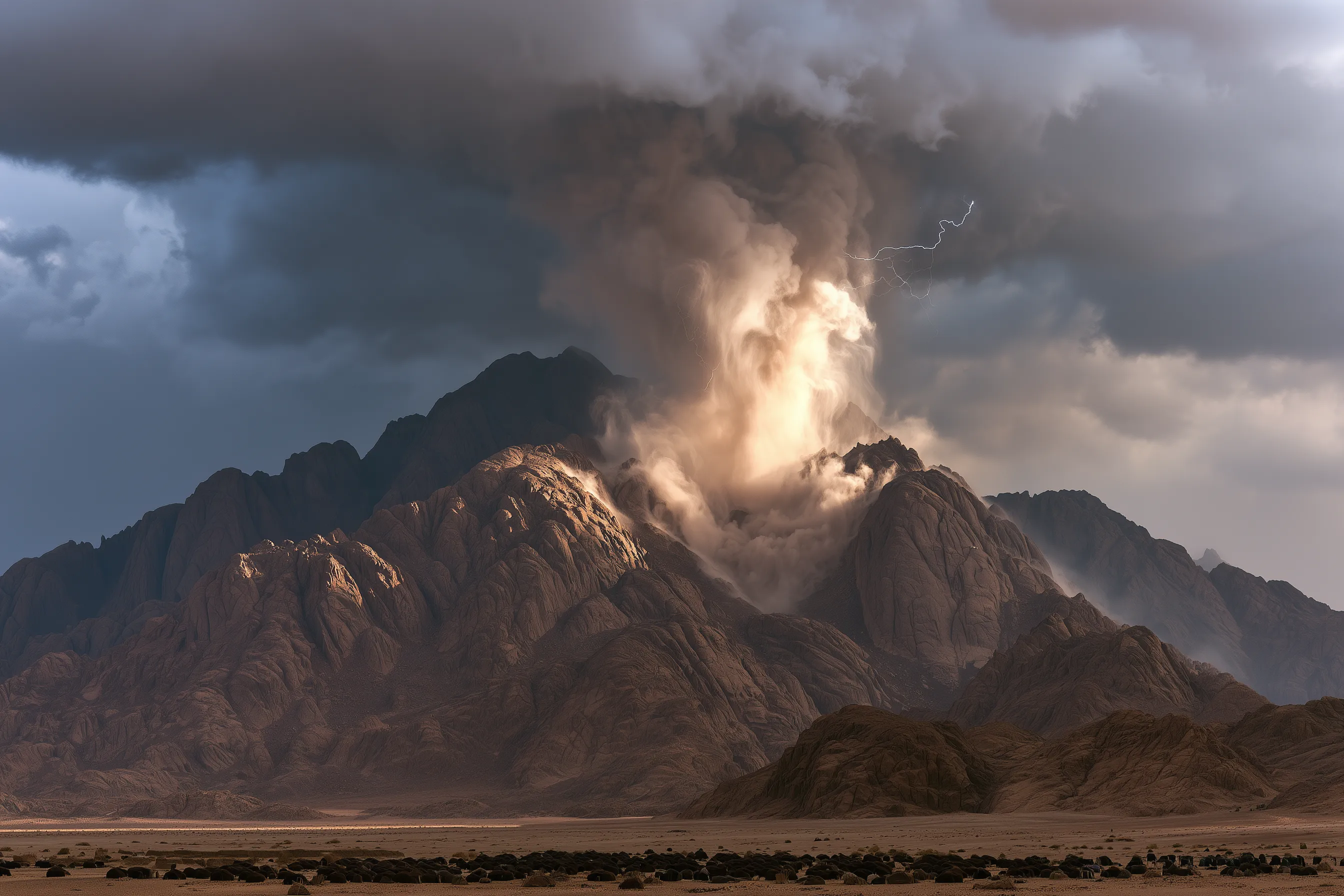 Sinai Trembles (Exodus 19:16–19)