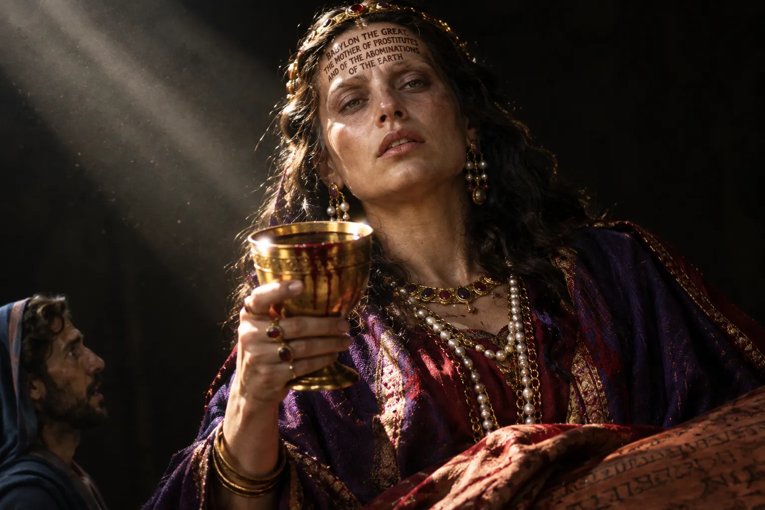 The name, cup, and blood-drunken splendor of the woman (Revelation 17:4–6)