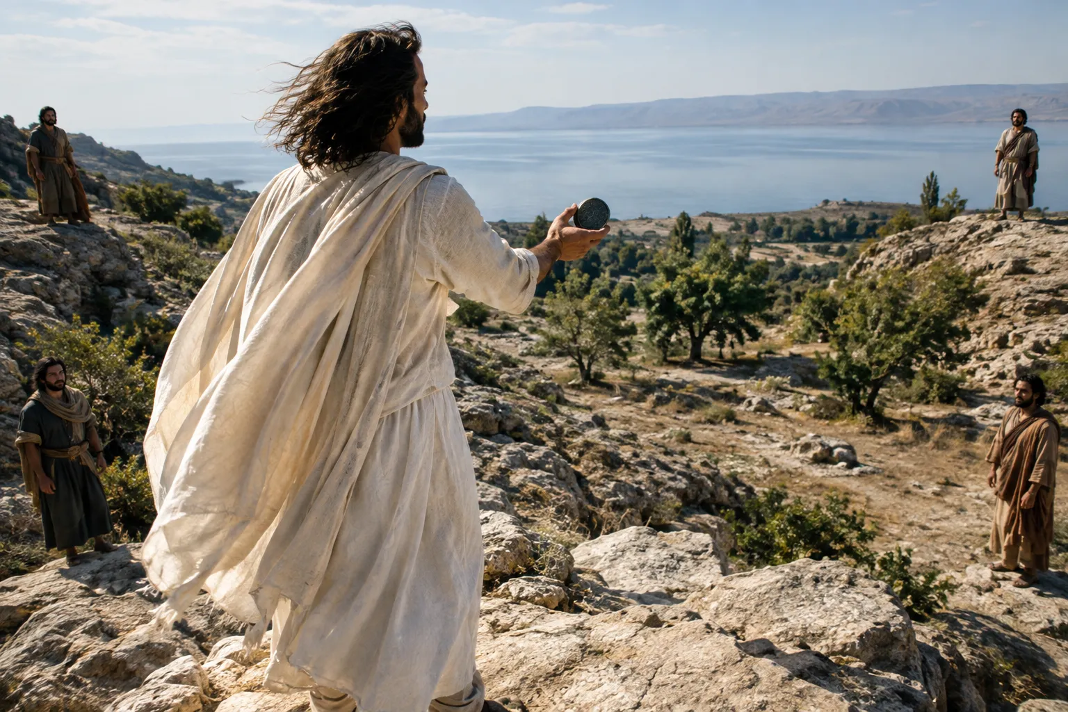 The angel with the living God’s seal (Revelation 7:2–3)