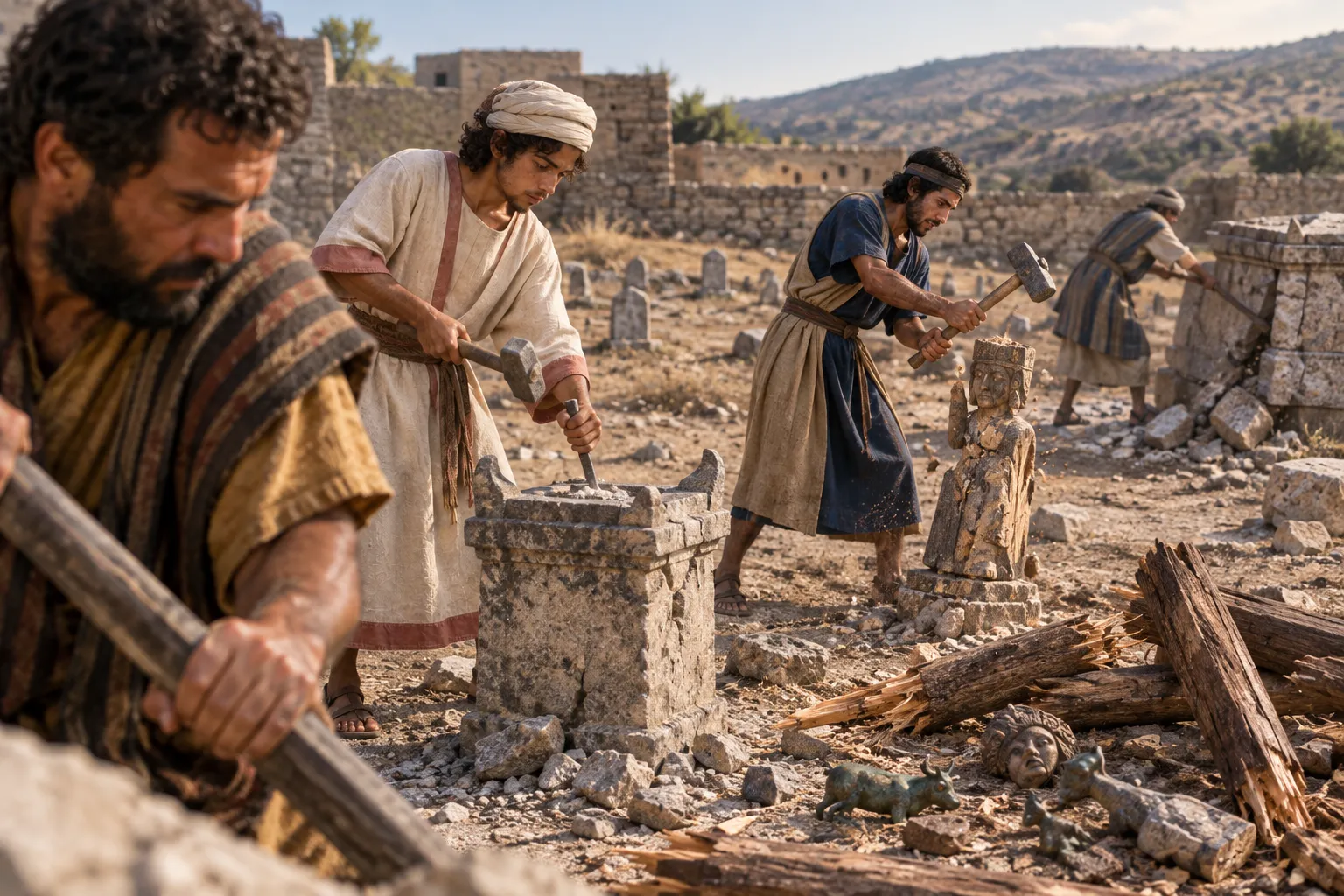 Josiah Tears Down the Idols (2 Chronicles 34:3–5)