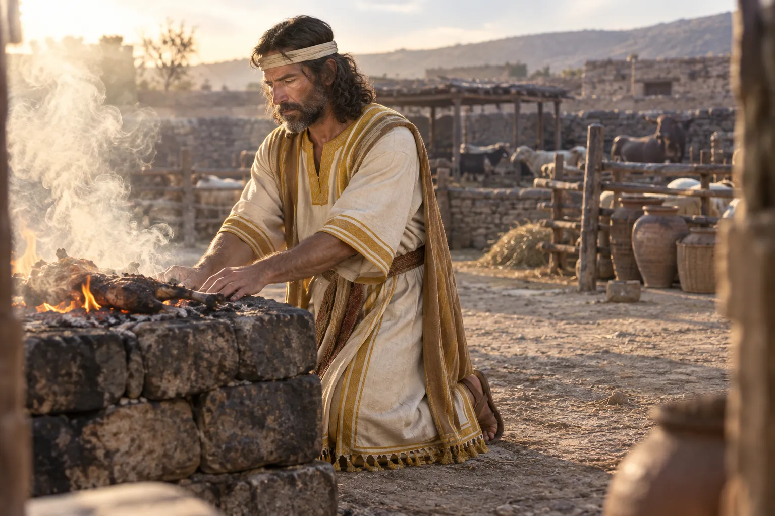 Job’s regular intercession (Job 1:1–5)