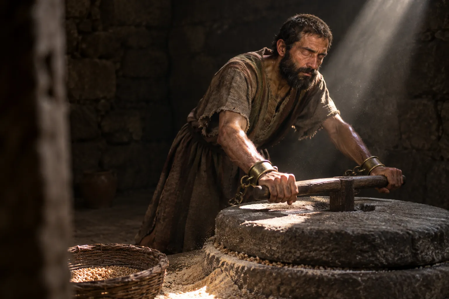 Grinding in Gaza’s Prison (Judges 16:21–22)