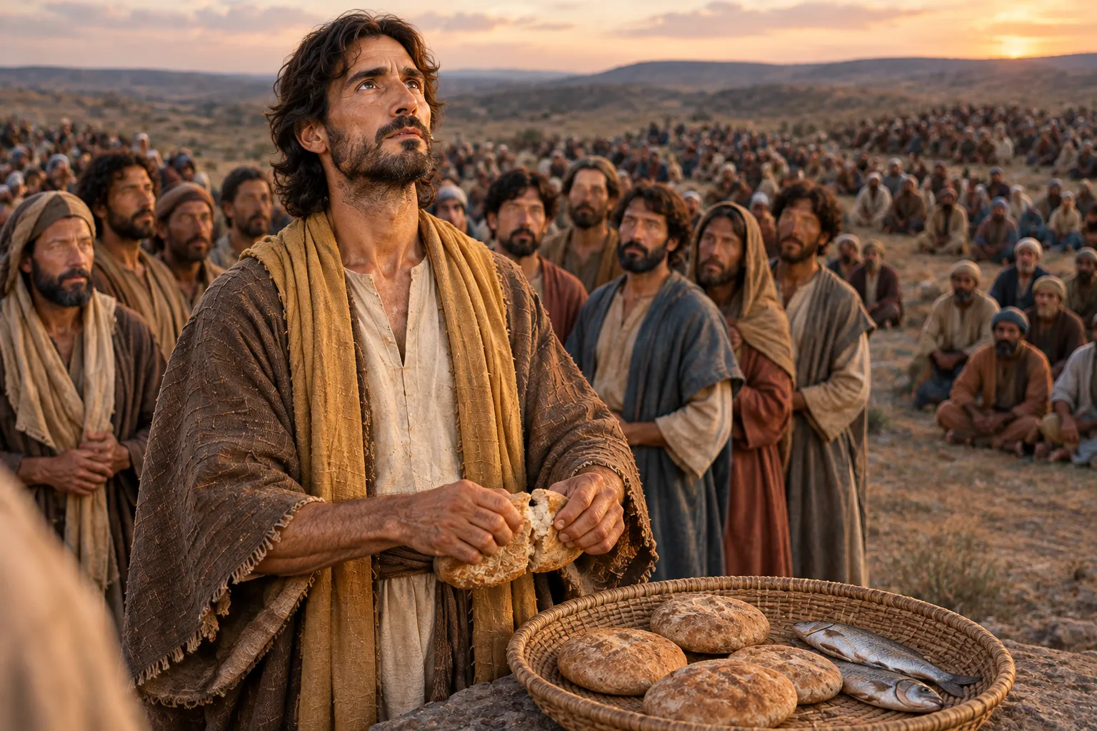 Bread for the crowd (Luke 9:14–17)