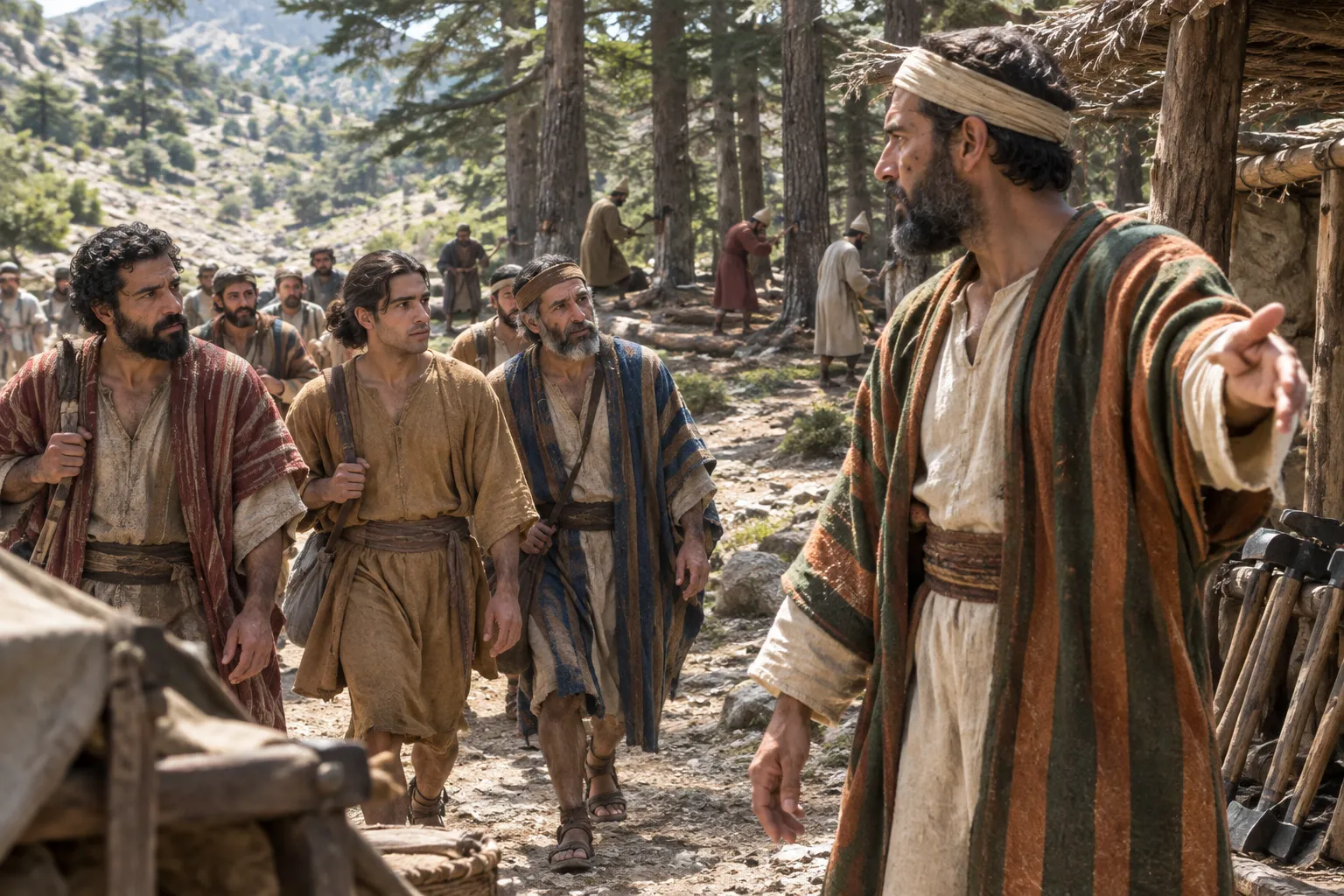 Adoniram Directs the Lebanon Shift (1 Kings 5:13–14)