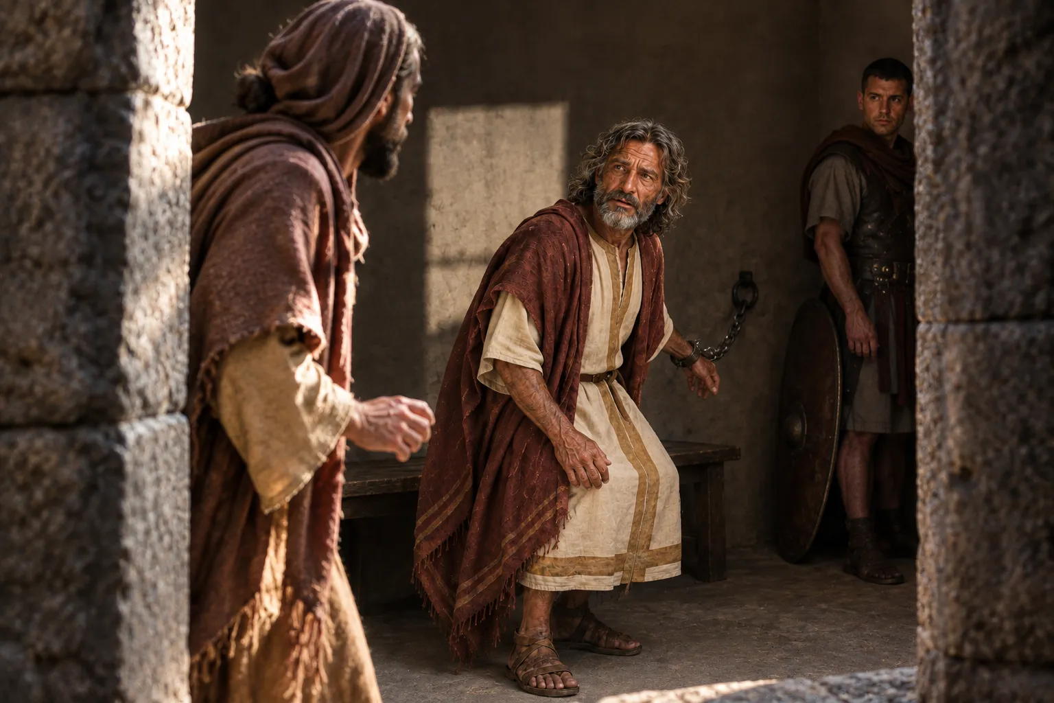 Onesiphorus finds Paul in Rome (2 Timothy 1:16–17)