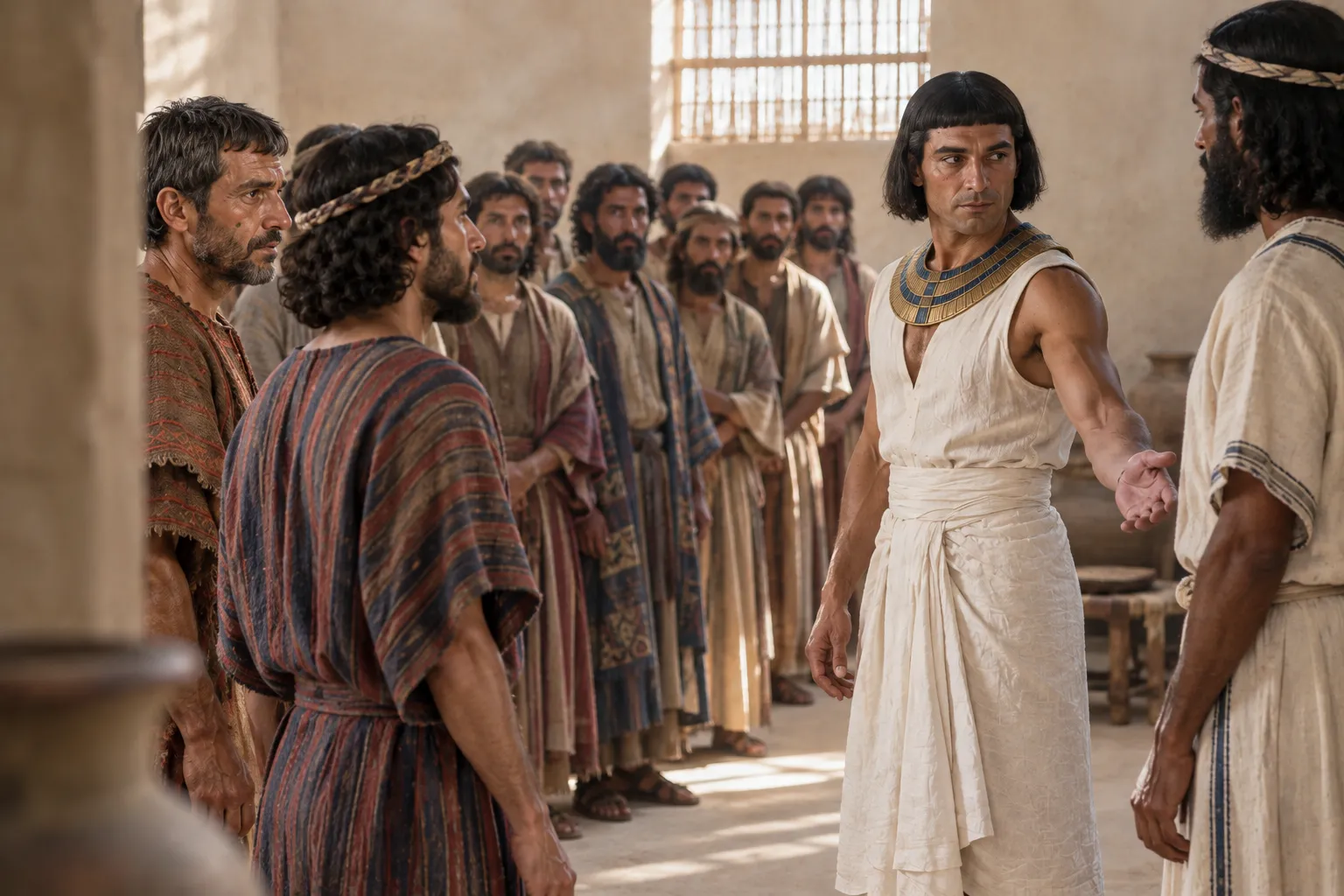 Joseph Sees Benjamin (Genesis 43:15–17)
