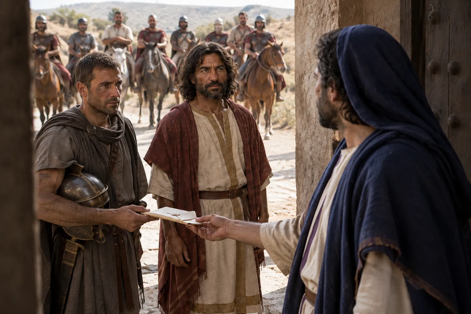 Paul is presented to Felix (Acts 23:32–33)
