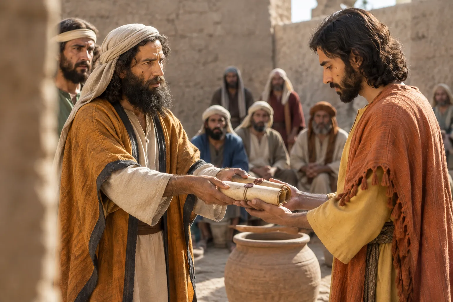 The deeds entrusted to Baruch (Jeremiah 32:11–15)