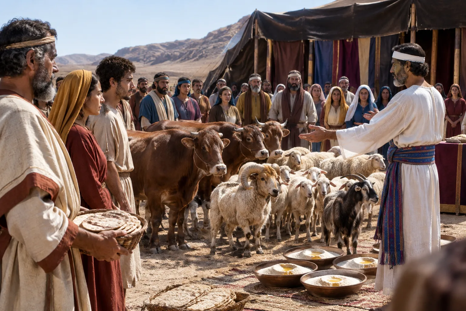 The First Day of Unleavened Bread (Numbers 28:17–25)