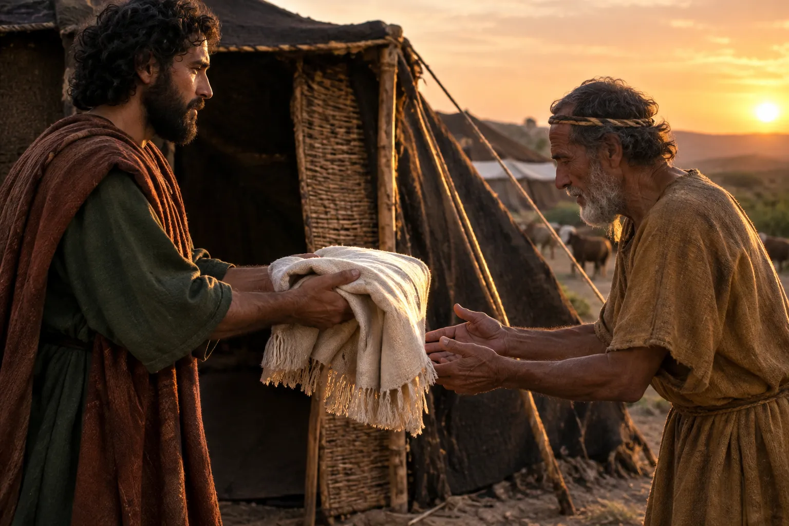 The Pledged Cloak Returned by Sunset (Exodus 22:26–27)