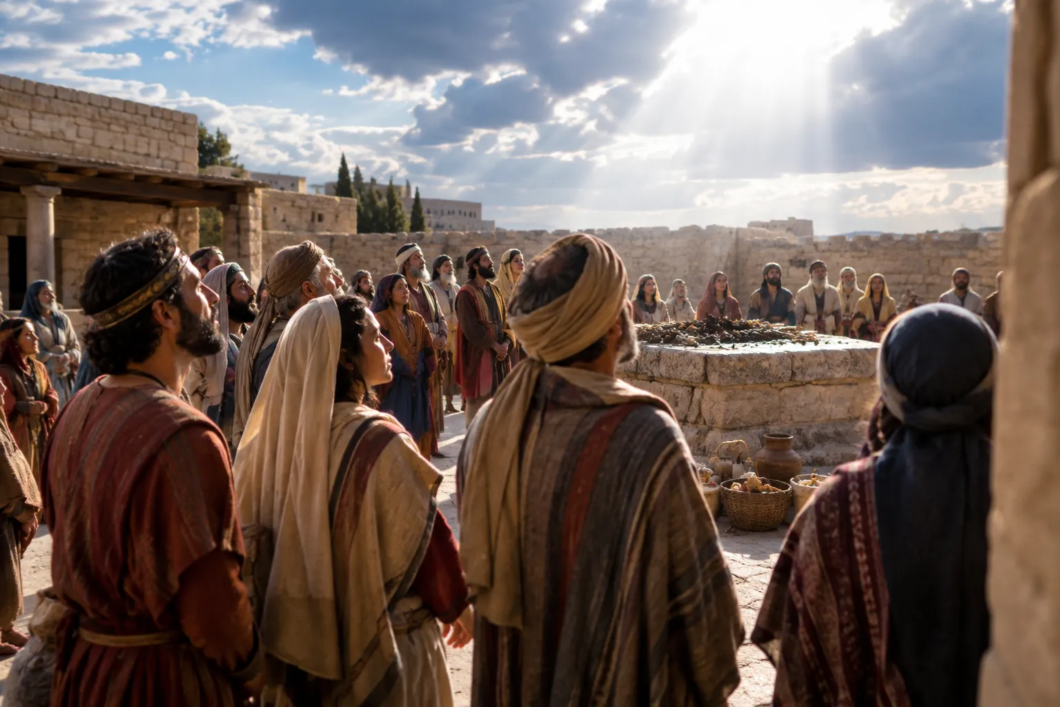 Gather My covenant people (Psalms 50:4–6)