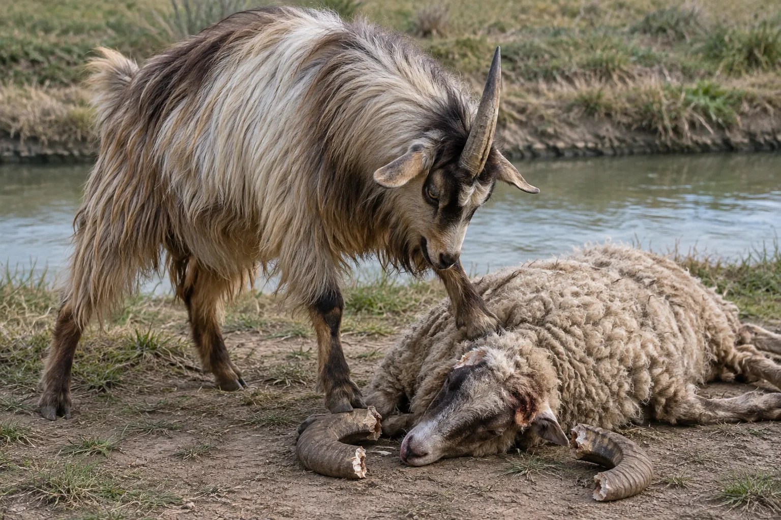 The Goat Overcomes the Ram (Daniel 8:5–7)