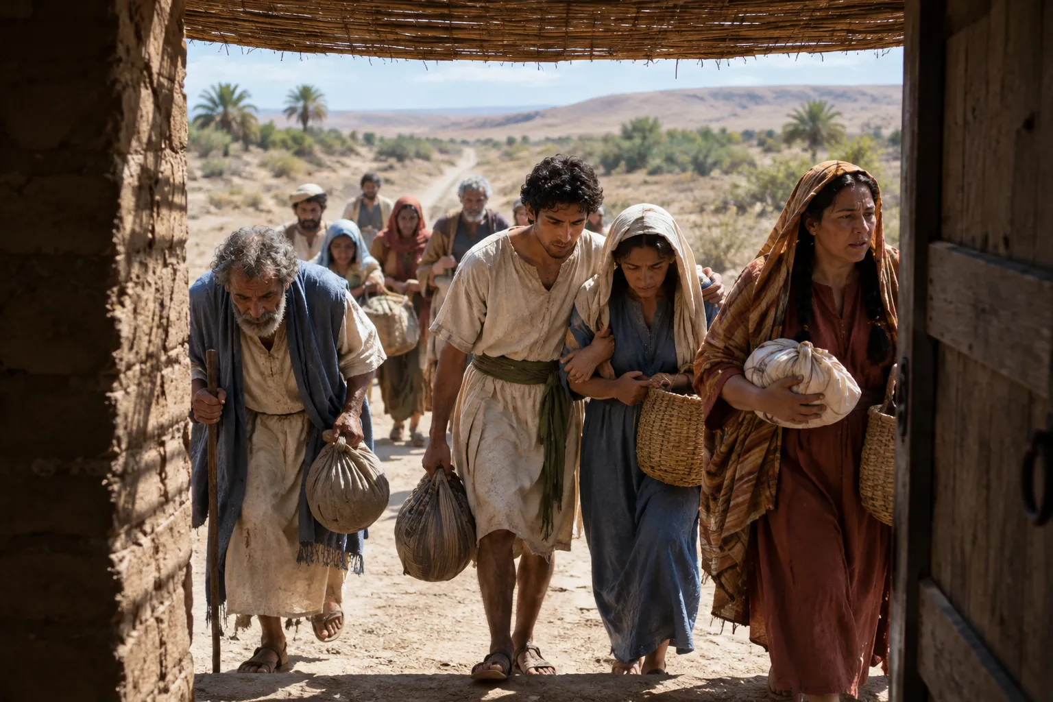 Egyptians gathered back to Pathros (Ezekiel 29:13–15)