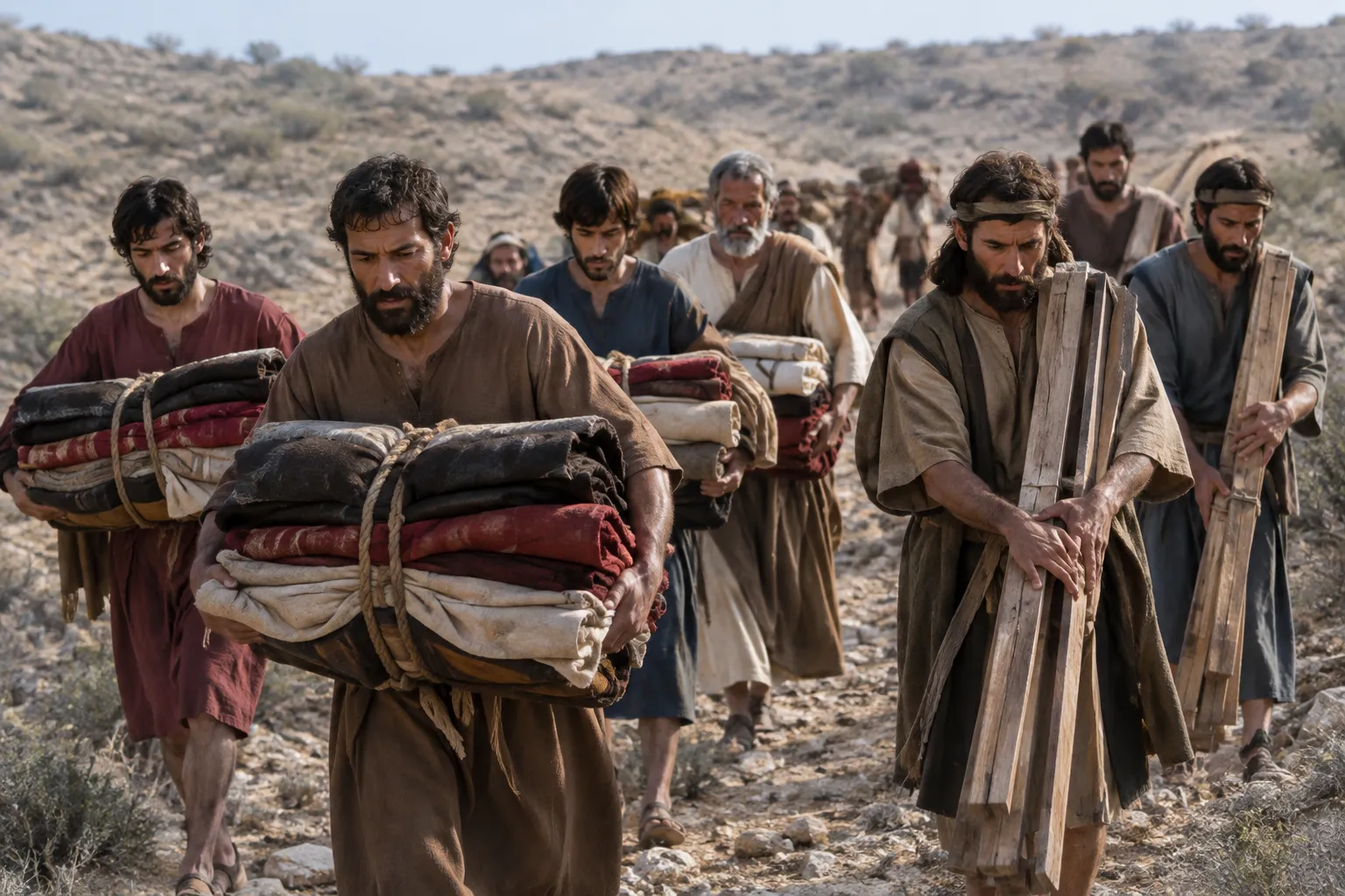 The Dismantled Tabernacle Moves Out (Numbers 10:17–21)