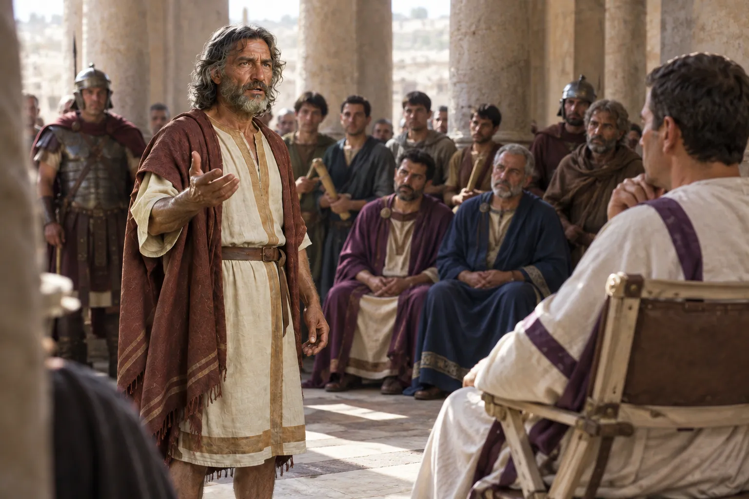 Paul proclaims the message at his first defense (2 Timothy 4:16–17)