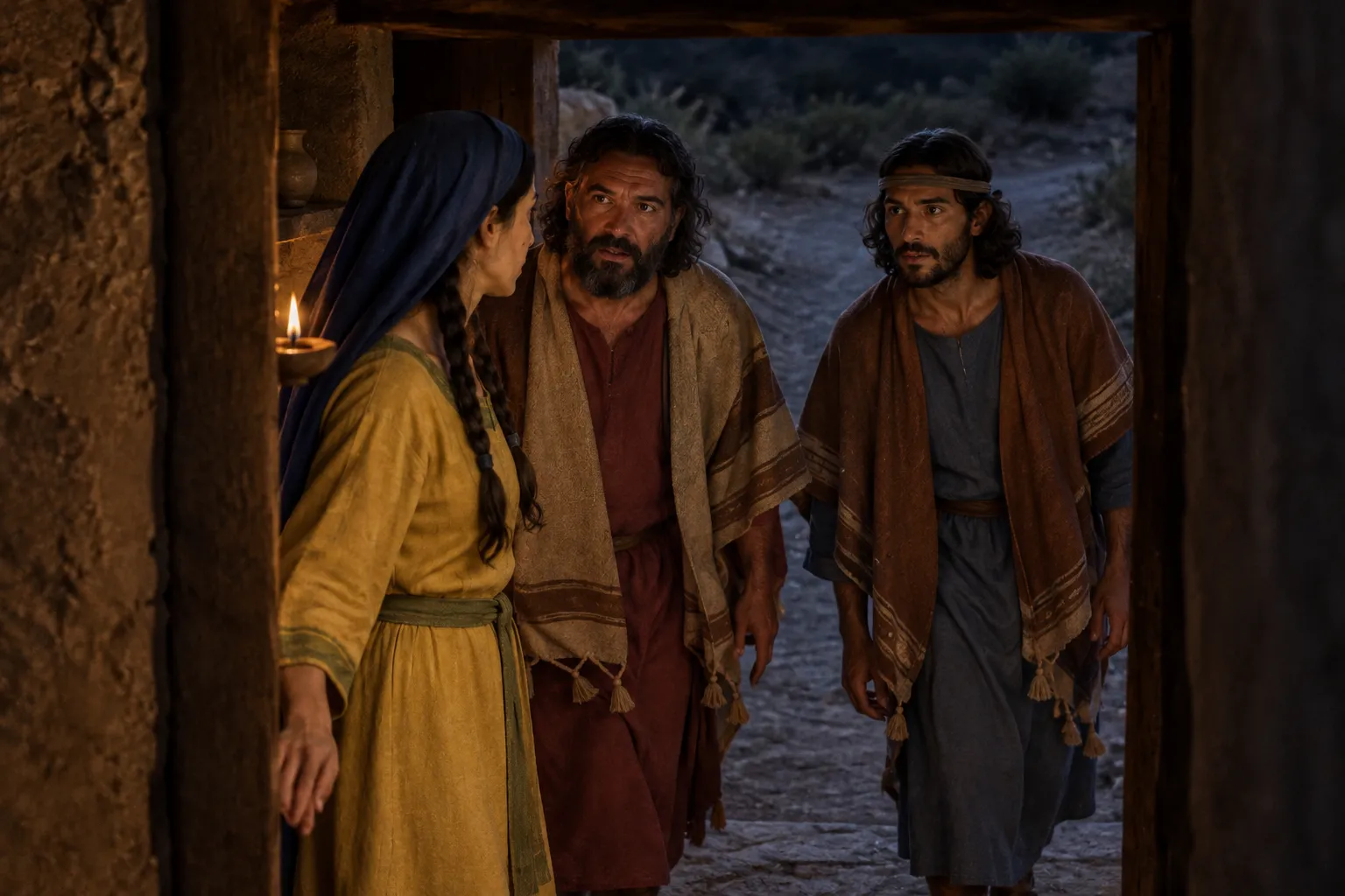 The Spies Enter Rahab’s House (James 2:25)