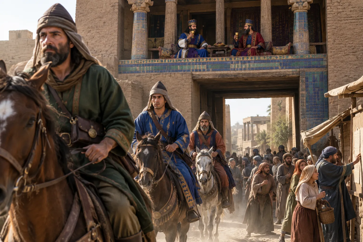 The Couriers Depart and Susa Is Confused (Esther 3:15)