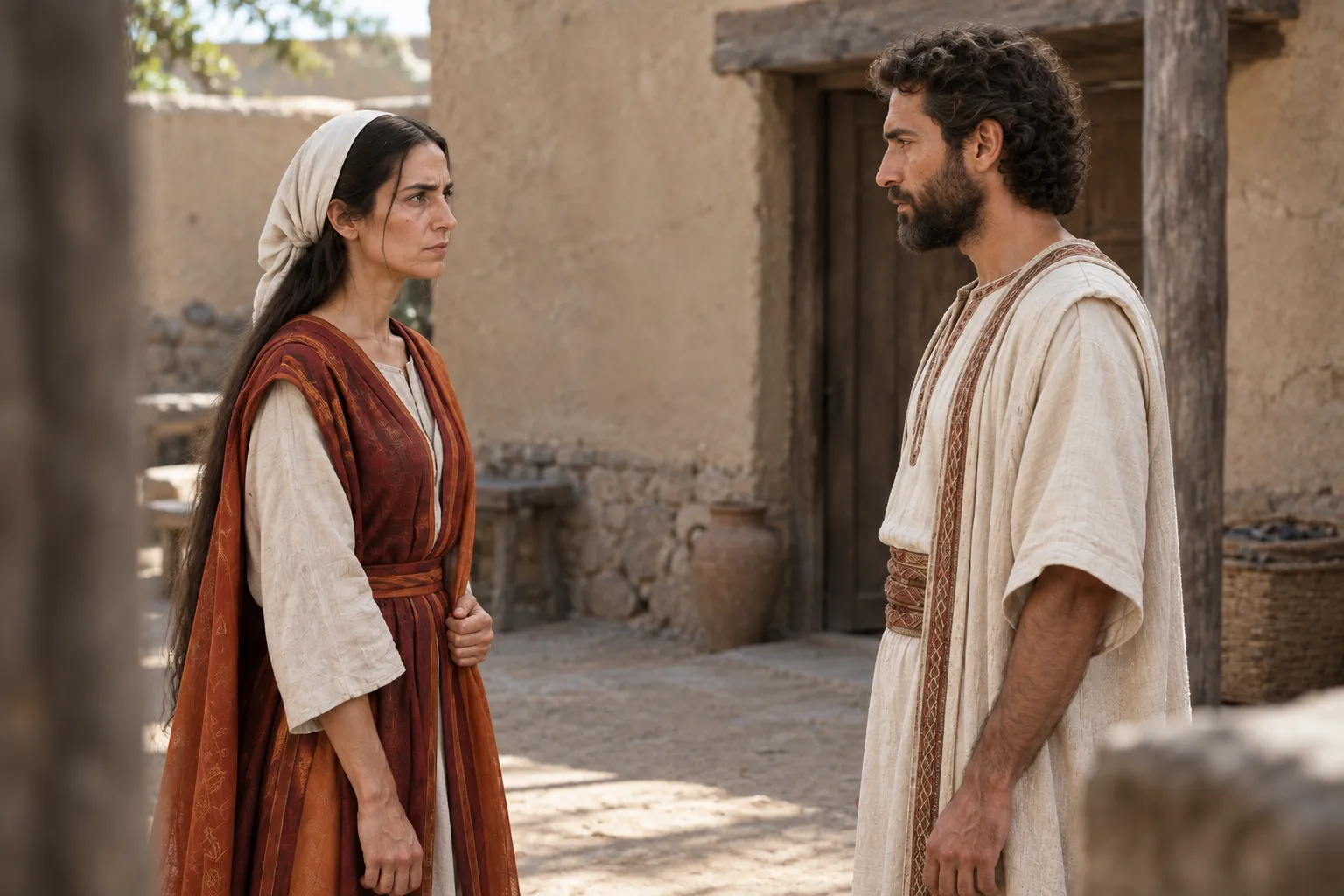 Michal confronts David (2 Samuel 6:20–22)