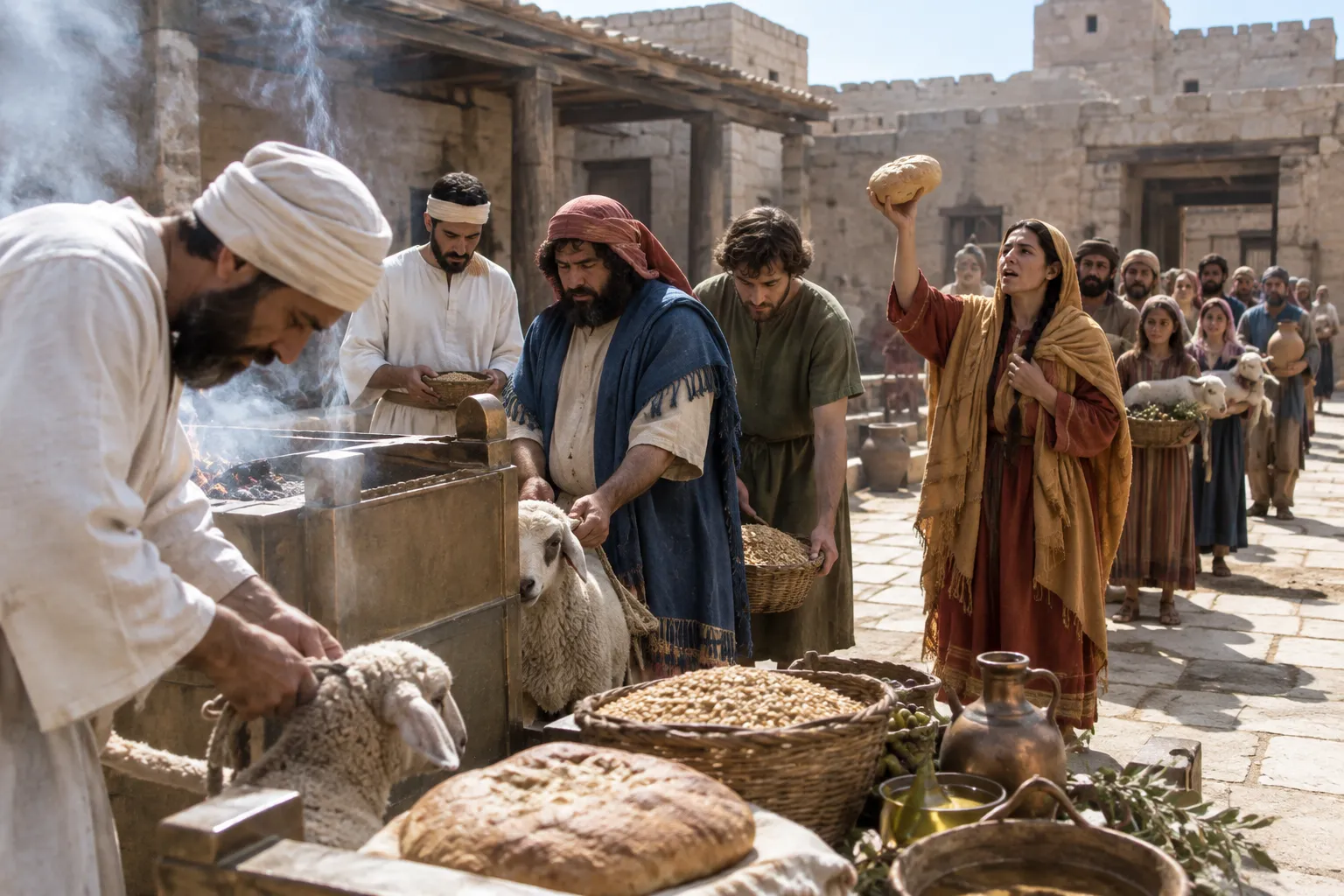 Ostentatious offerings at Bethel (Amos 4:4–5)