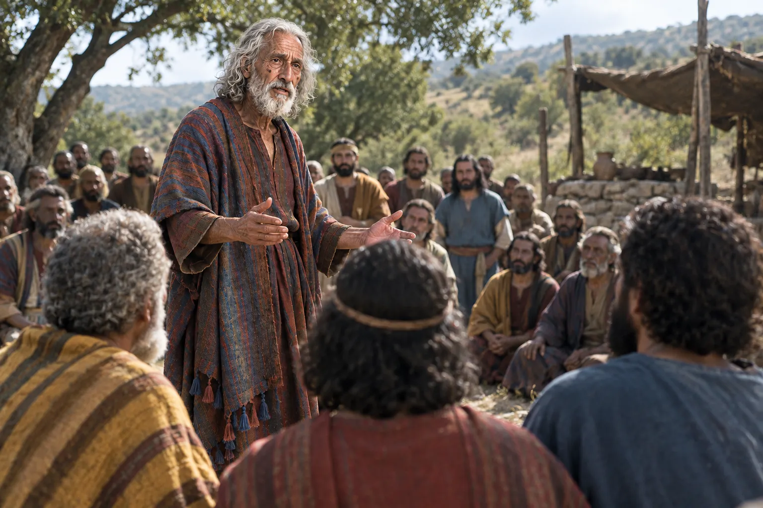 Joshua addresses Israel at Shechem (Joshua 24:1–2)
