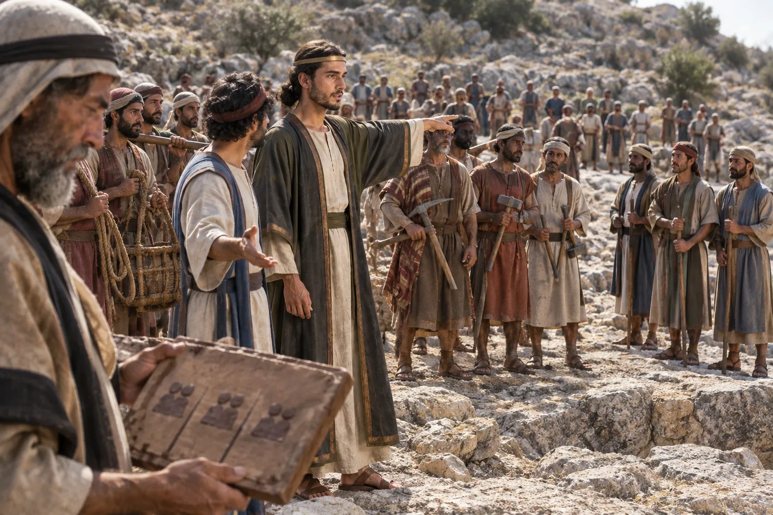 Solomon assigns the workforce (2 Chronicles 2:17–18)