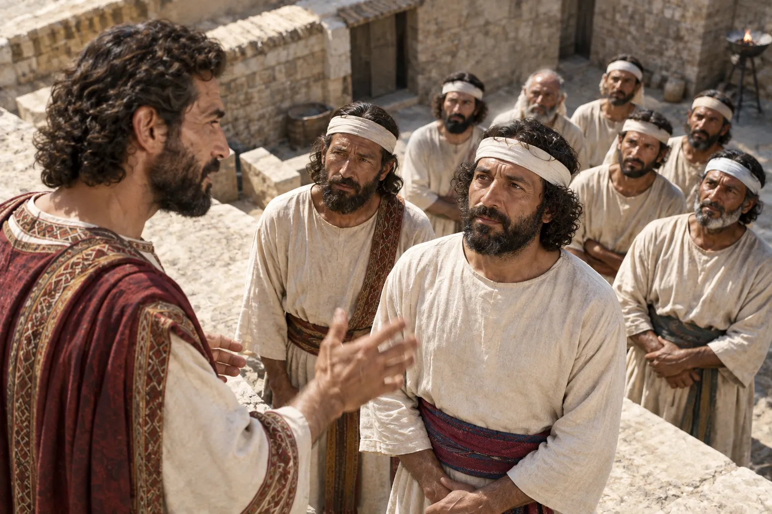 David instructs the Levitical leaders (1 Chronicles 15:11–14)