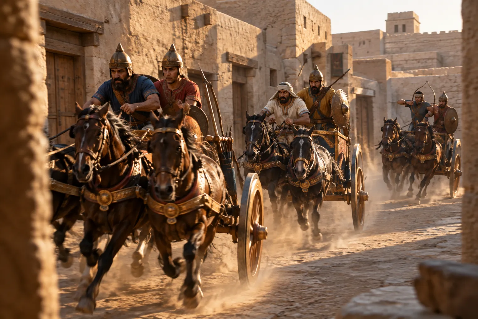 Chariots Dart Through the Plazas (Nahum 2:3–4)