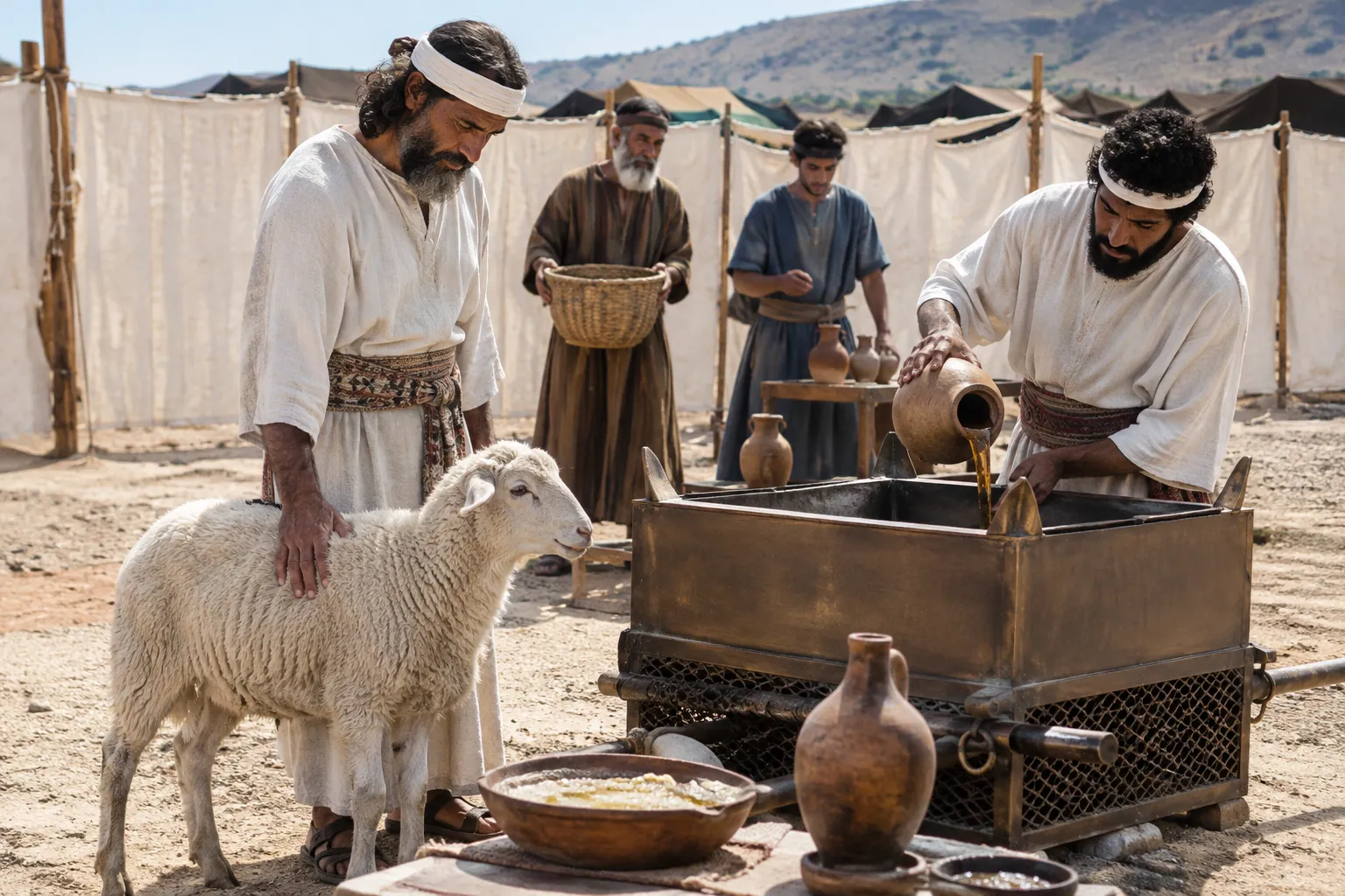 The Regular Morning Offering (Numbers 28:3–8)