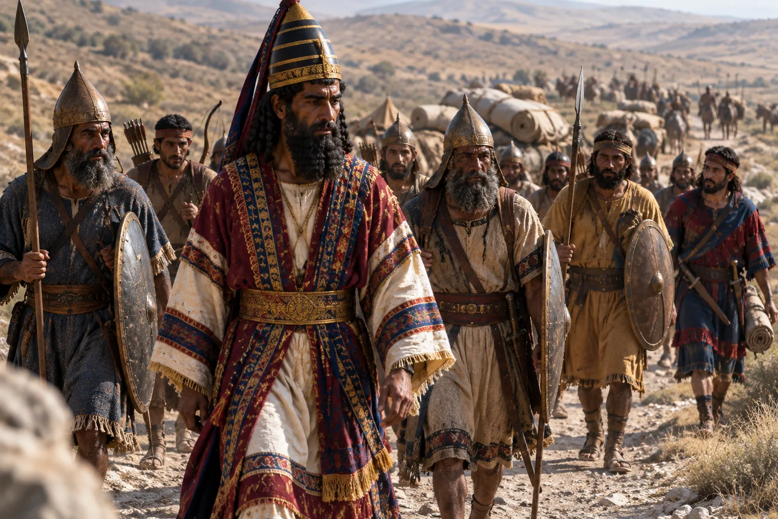 Sennacherib breaks camp (2 Kings 19:36)