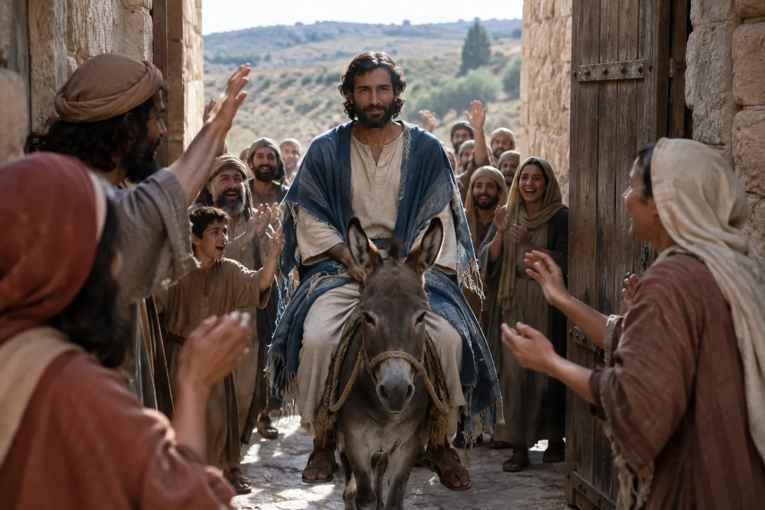 Your king comes humbly (Zechariah 9:9)