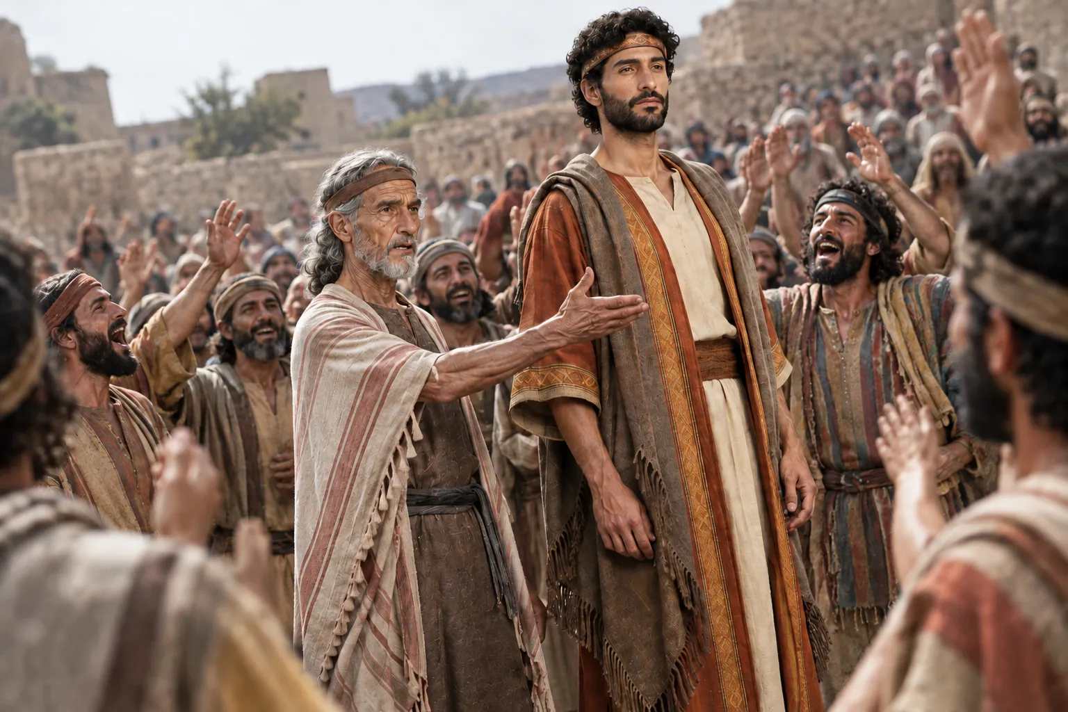 The People Acclaim Saul (1 Samuel 10:24)