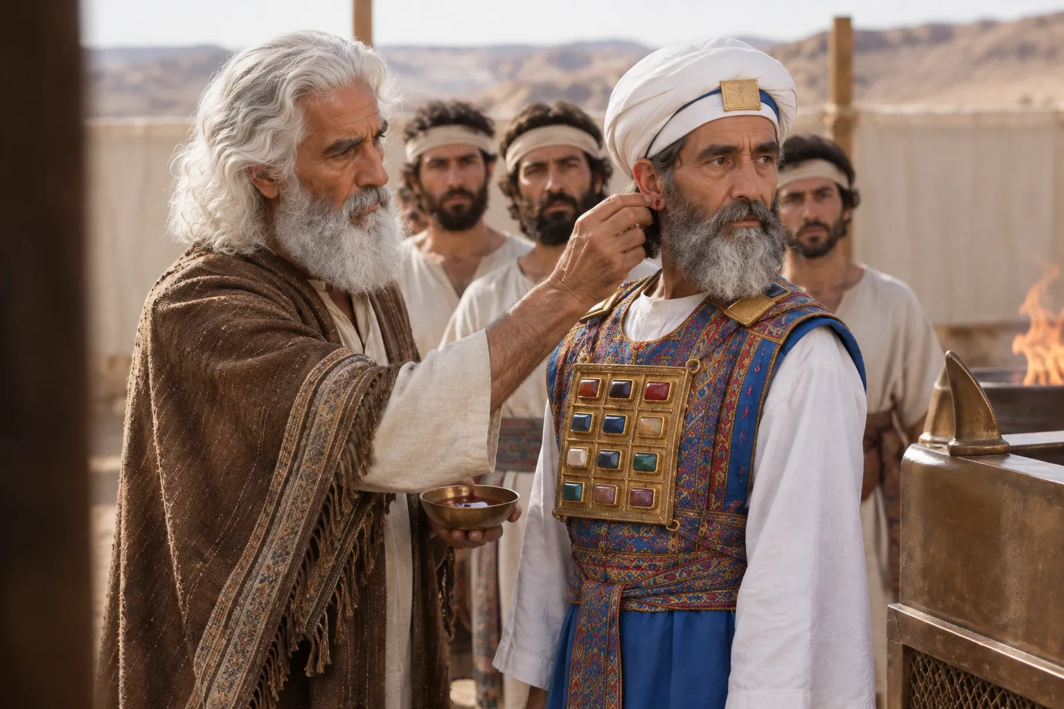 Blood at Aaron’s Right Ear (Leviticus 8:22–24)
