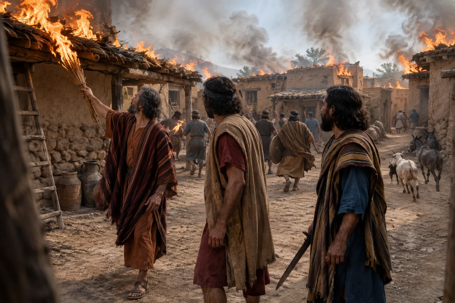Benjamin’s Settlements Burn (Judges 20:48)