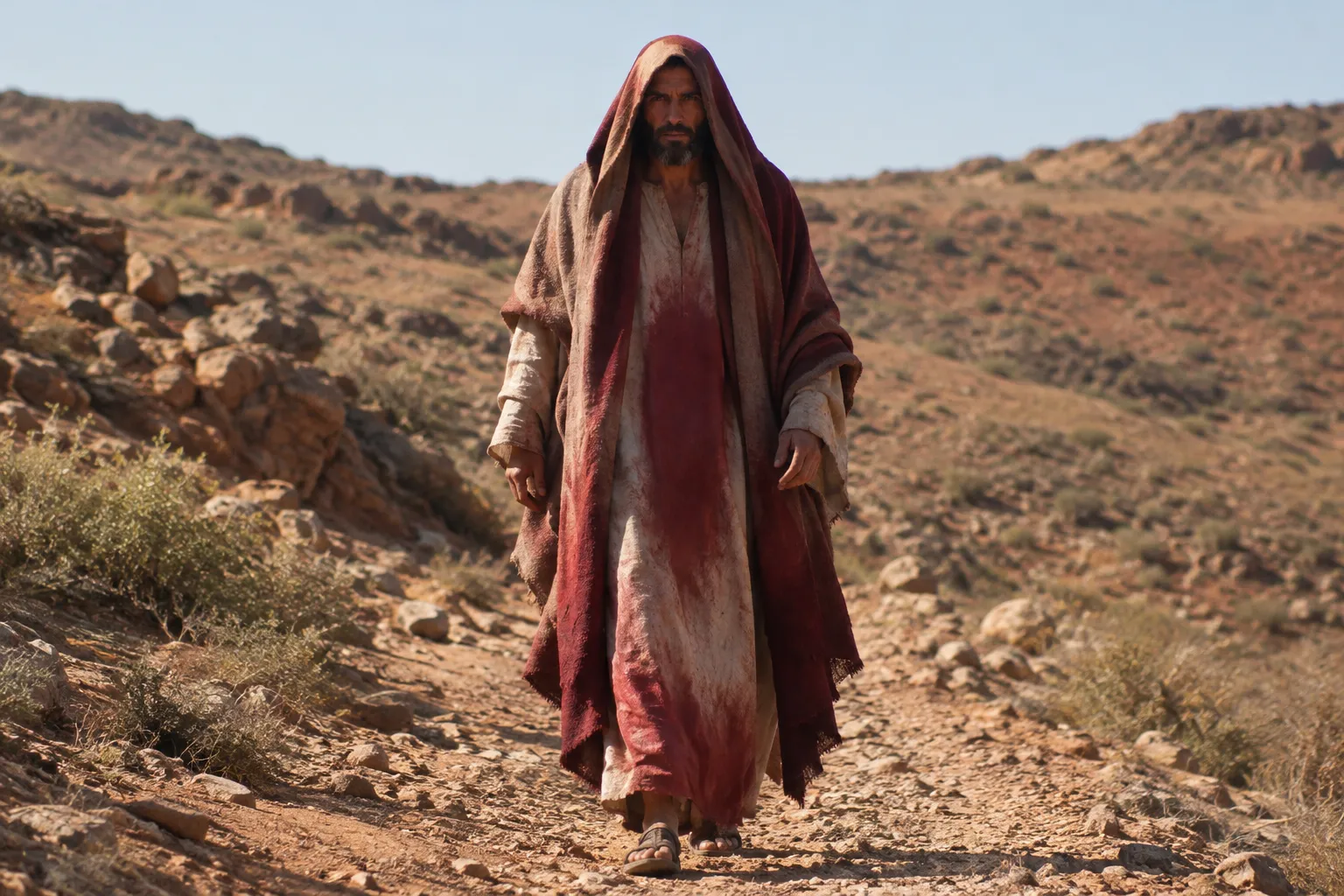 The warrior coming from Edom (Isaiah 63:1–2)