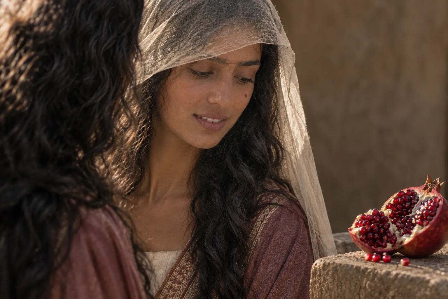 Her Brow Behind the Veil (Song of Solomon 6:7)