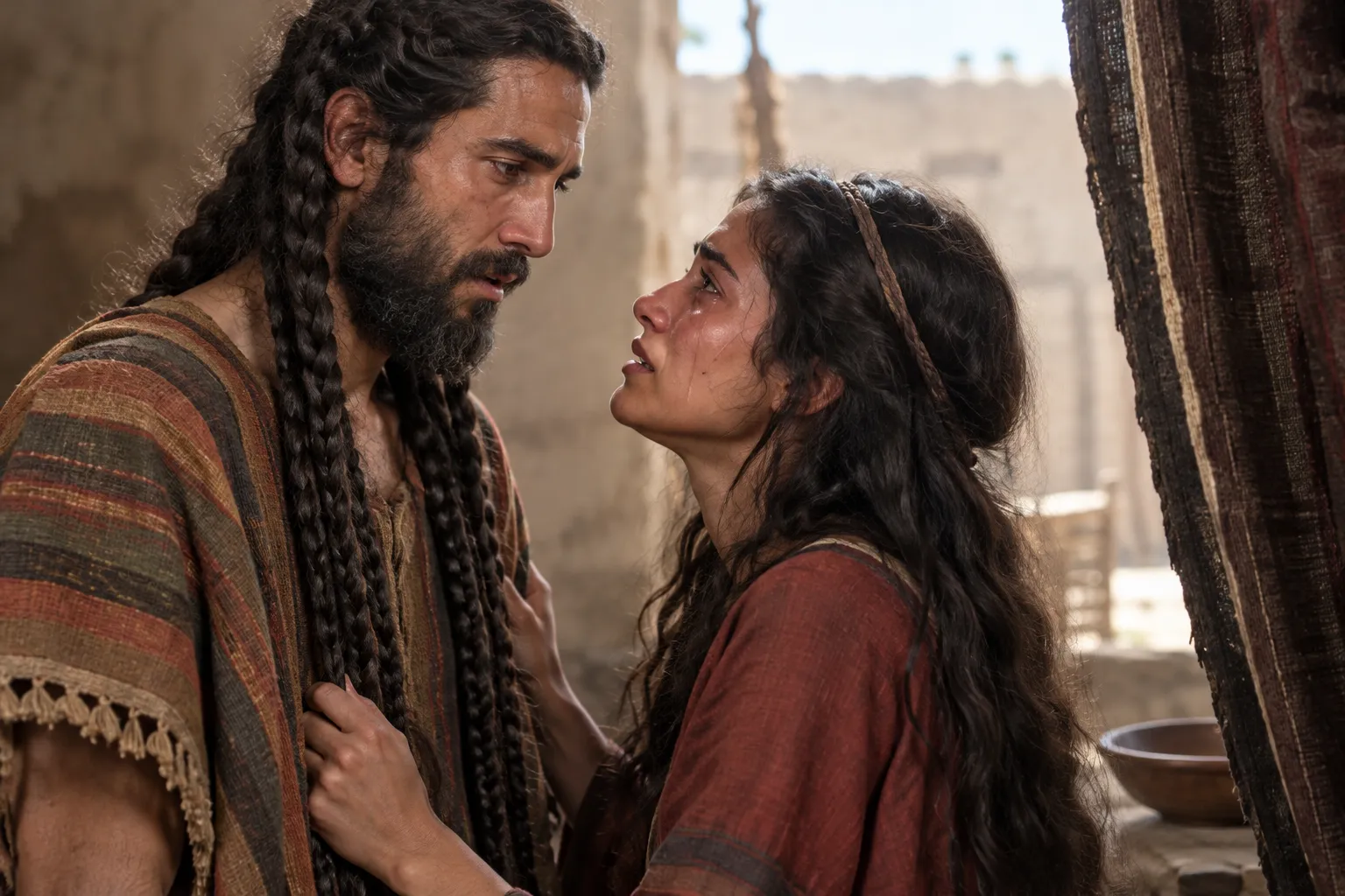 Samson Tells His Wife (Judges 14:16–17)