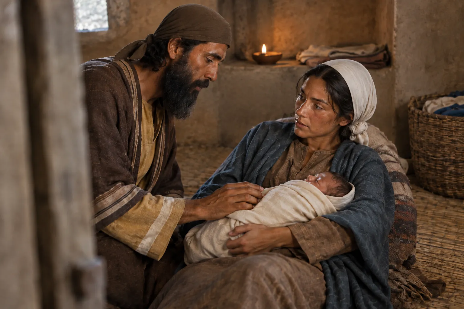 Joseph Names the Newborn Jesus (Matthew 1:25)